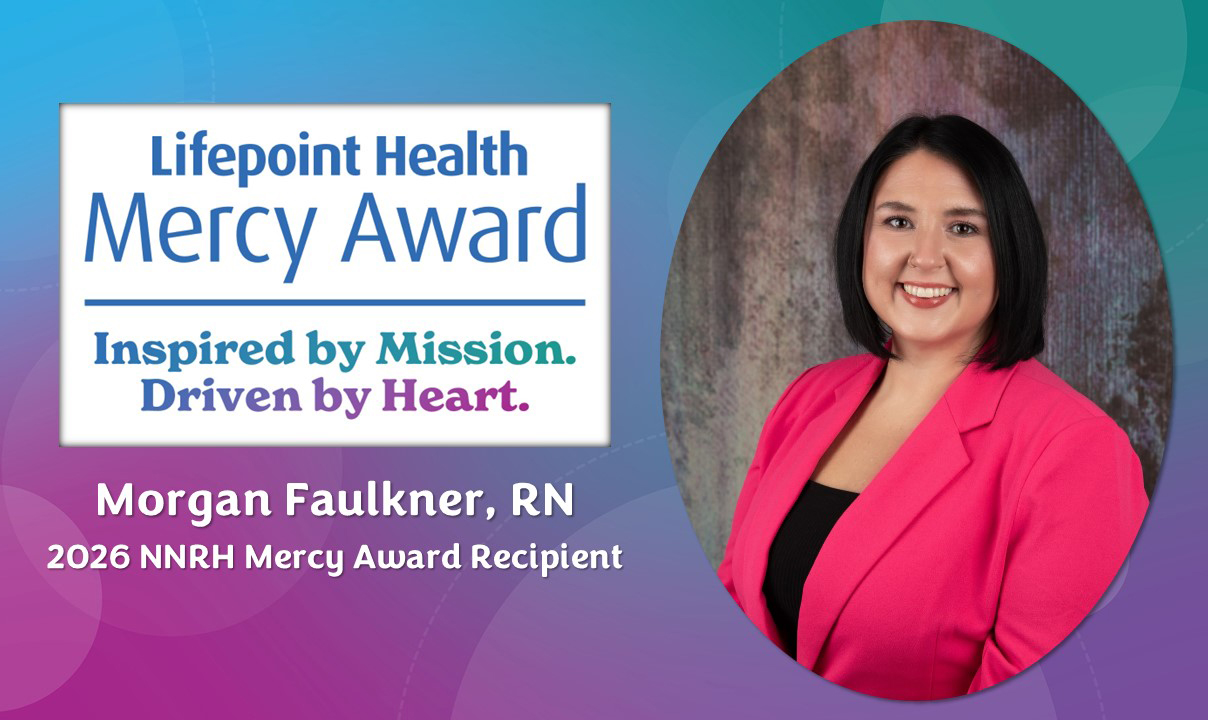 Morgan Faulkner, RN, honored as 2026 Mercy Award recipient