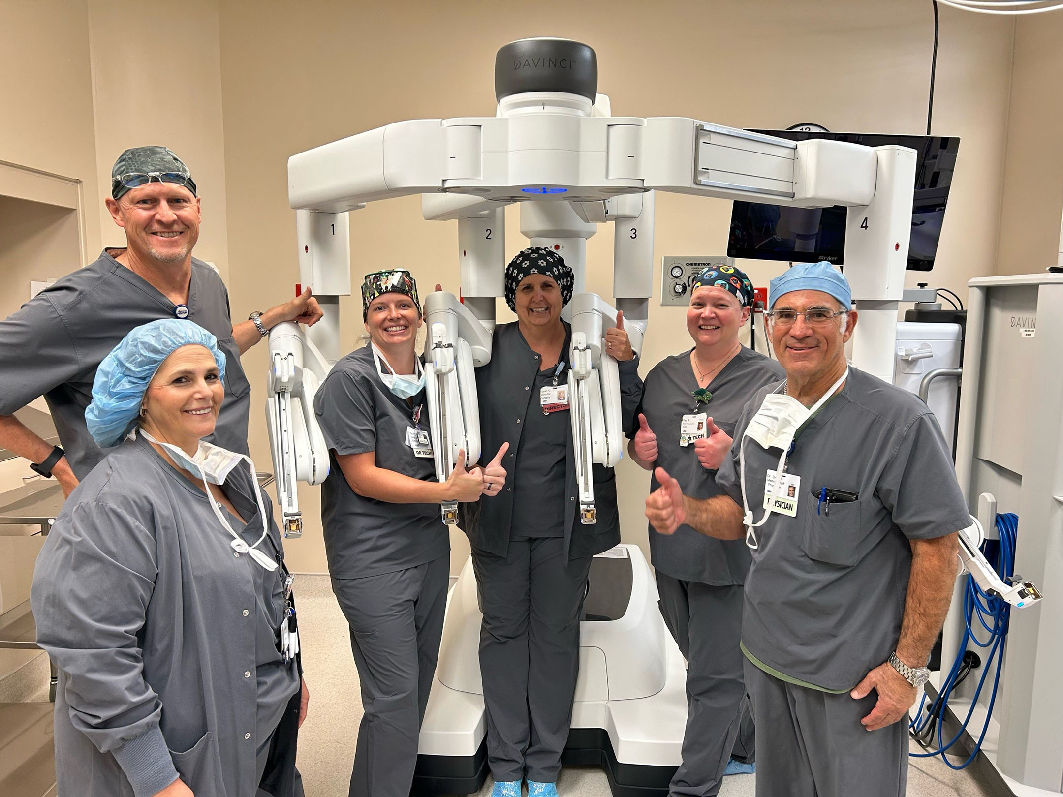 First robotic-assisted surgeries at NNRH a success!
