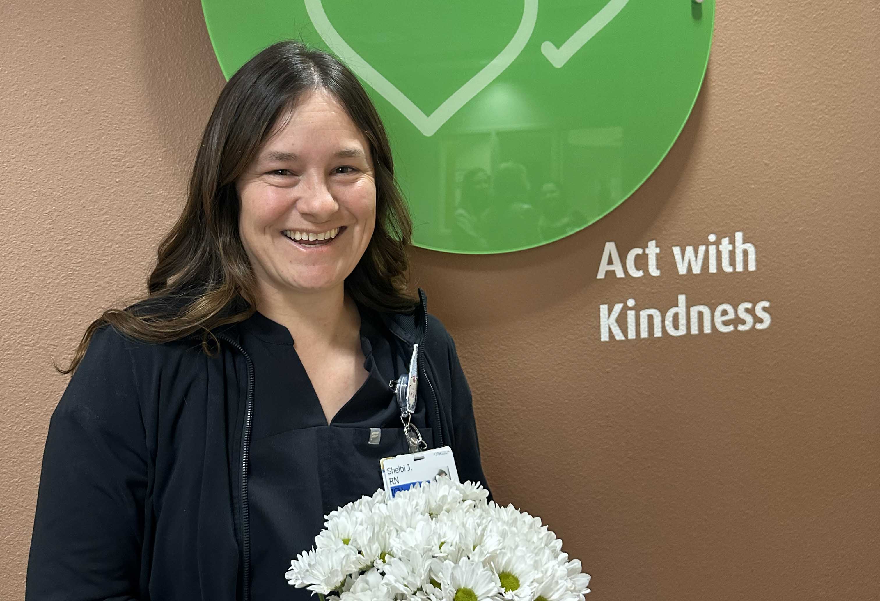 Nurse Shelbi Jones is the winner of the DAISY Award at NNRH