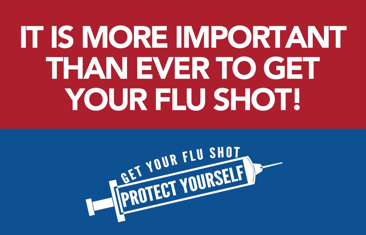 It is more important than ever to get your flu shot! Get your flu show. Protect yourself.